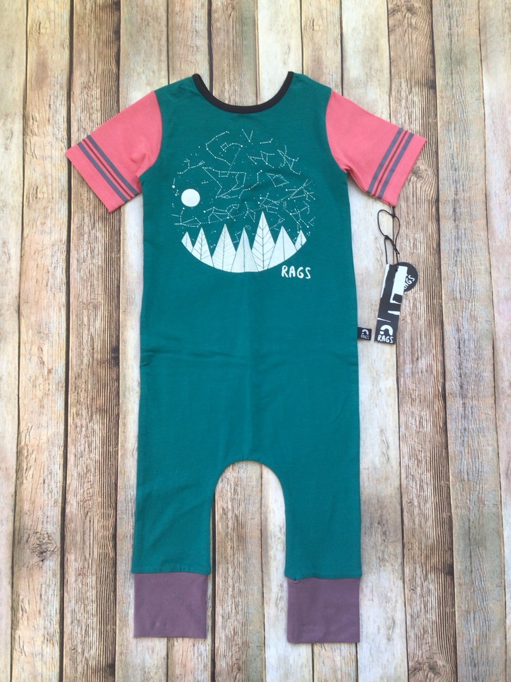 NWT Rags To Raches Geostar Romper